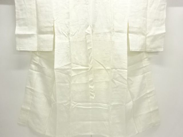 アンティーク　本麻透かし織流水模様長襦袢